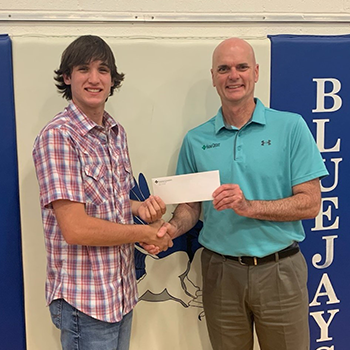 Scholarship Recipient Carson Hahs